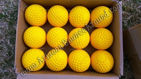 Pitching machine baseballs